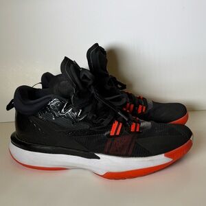 Nike Black and Red Athletic Shoes